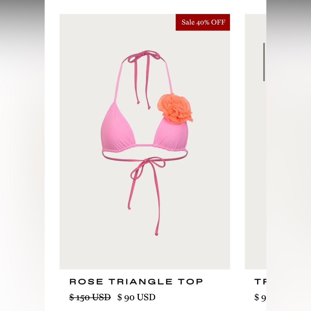 SAME Rosette Bikini Set